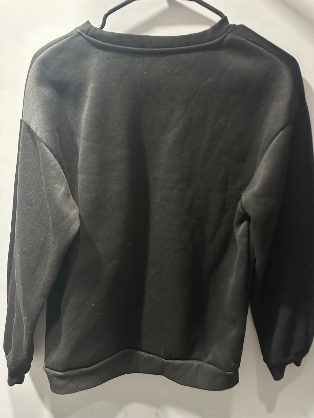 SHEIN Black Cozy Fleece Pullover - Picture 3 of 3